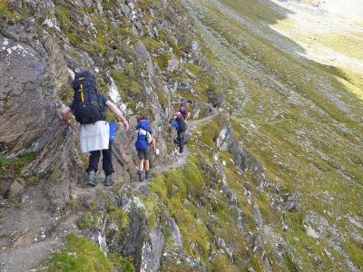 010-Auf dem Venediger Hoehenweg ueber dem Frotznitzbachtal